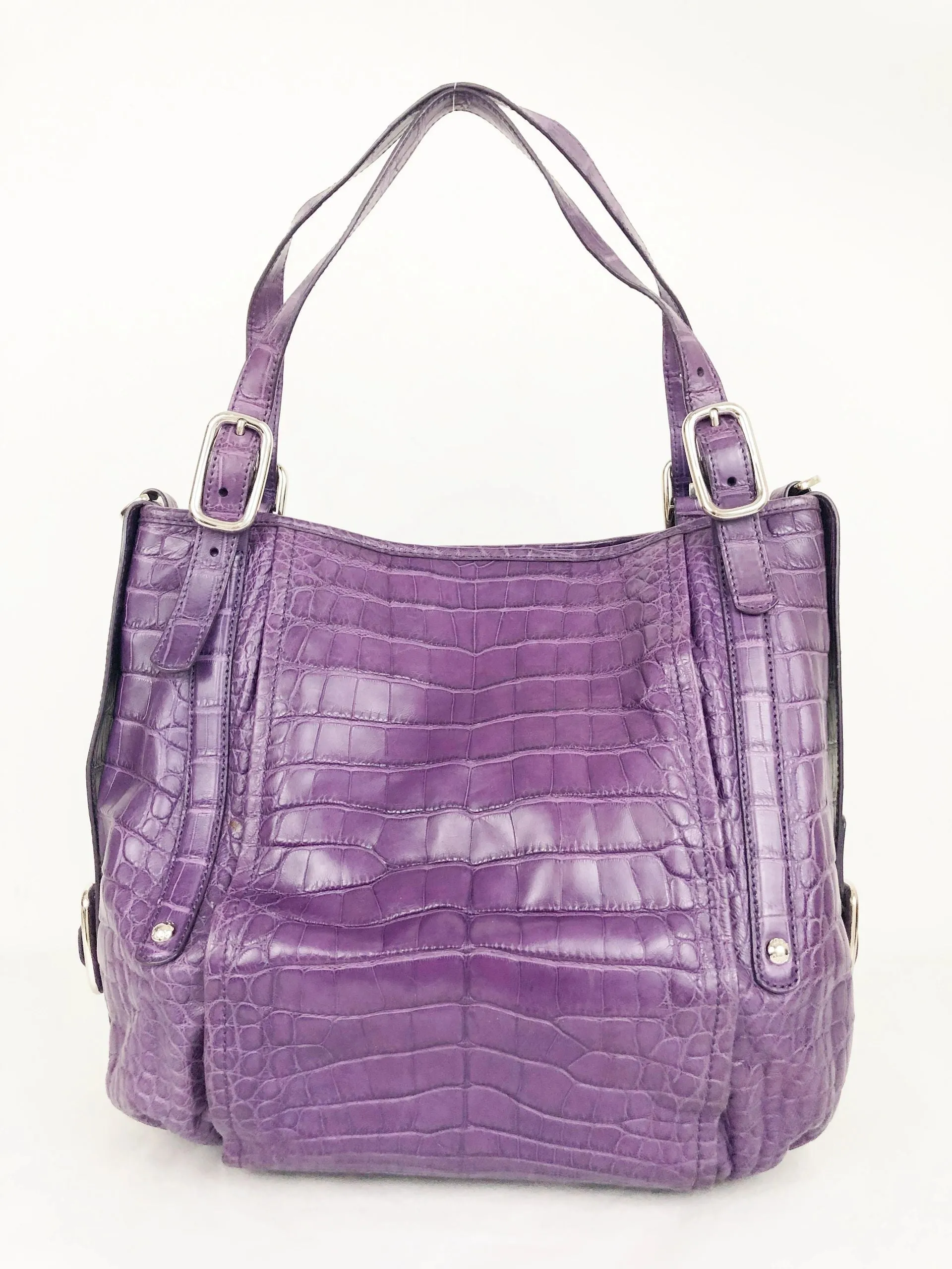 Tod's Embossed Leather Satchel