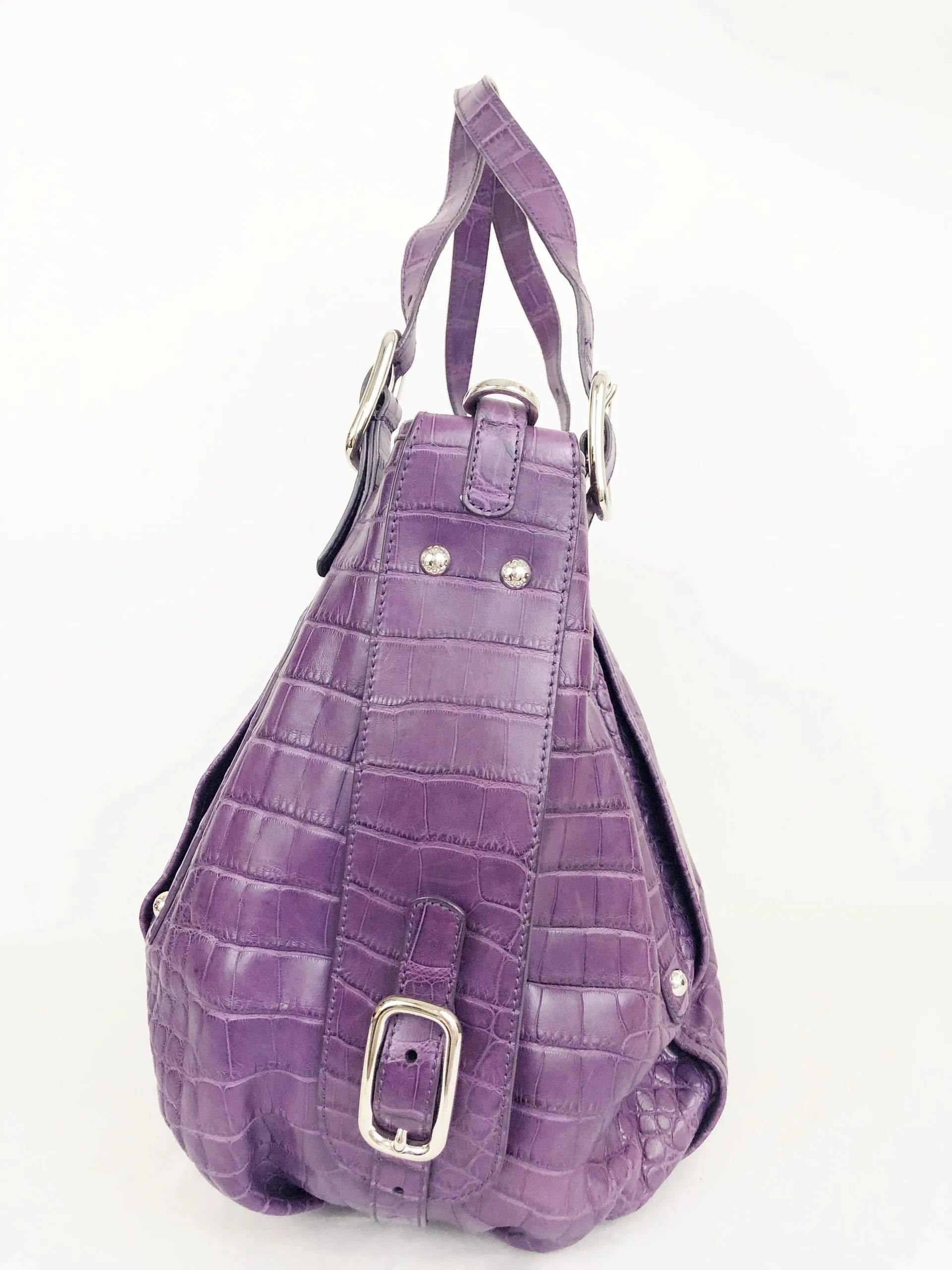 Tod's Embossed Leather Satchel