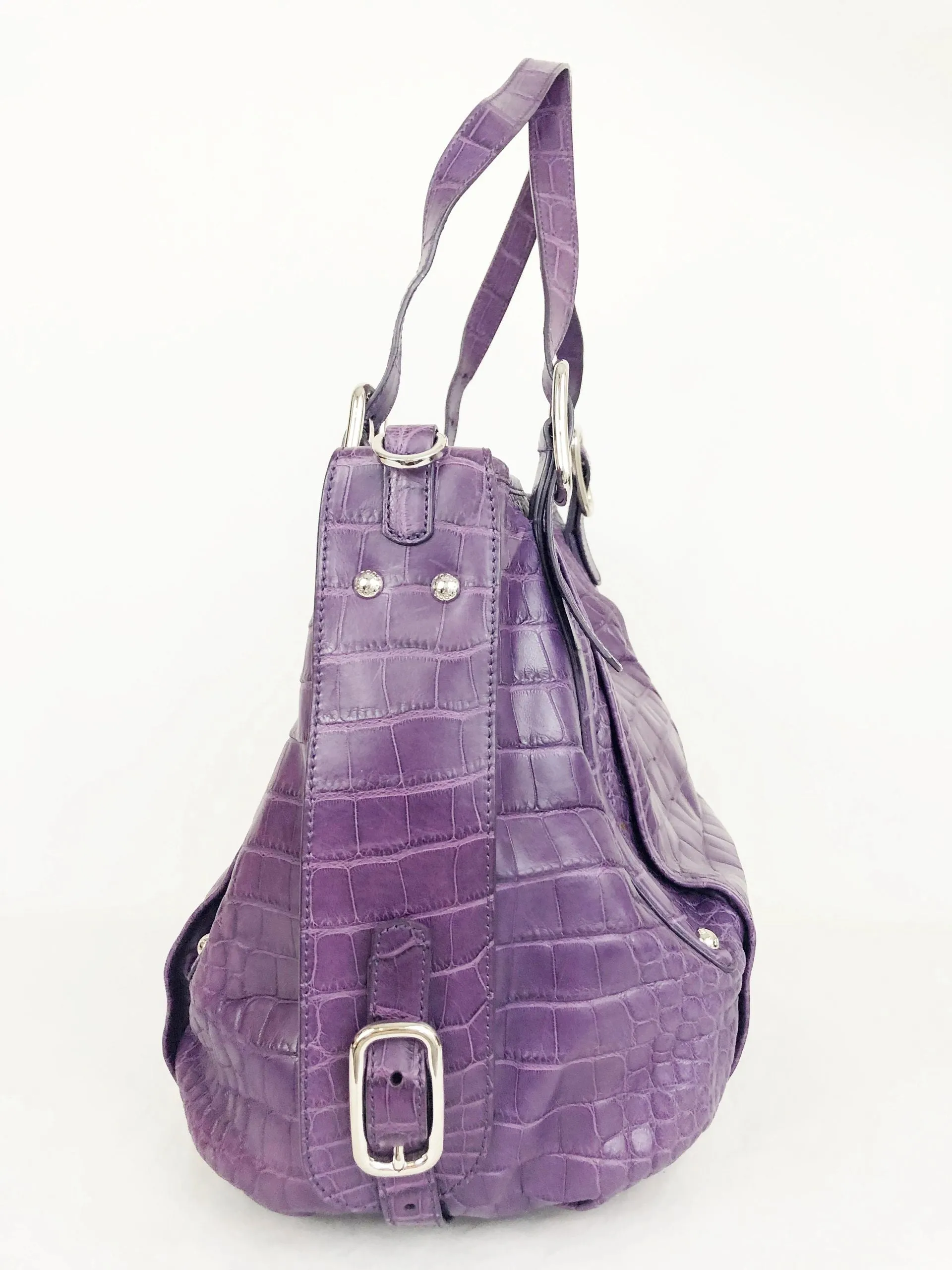 Tod's Embossed Leather Satchel