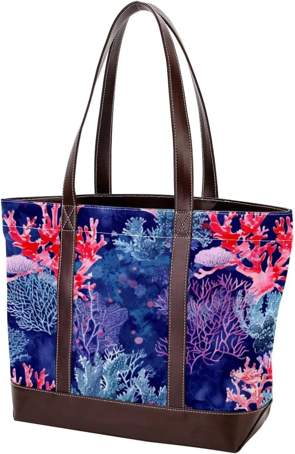 Tote Bag for Women, Large Tote Bags for Women, Women's Tote Handbags, Marine Animal Shark Swarm, Totes for Women