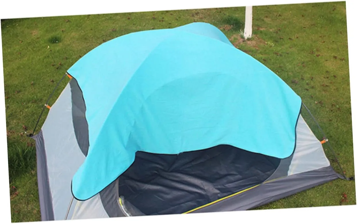 Totority Outdoor Sleeping Bags for Adults Fleece Winter Camping Cool Weather Blue