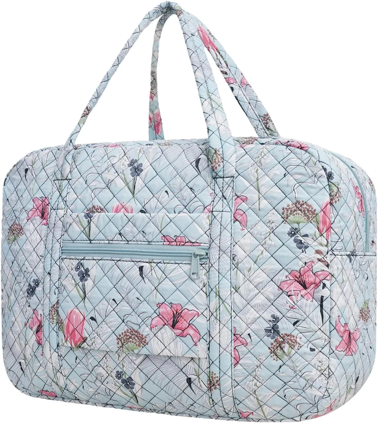 Travel Duffel Bags for Women & Girls - 25L Waterproof Gym Bag, Laptop Carry-On Luggage, Weekend Travel Organizer