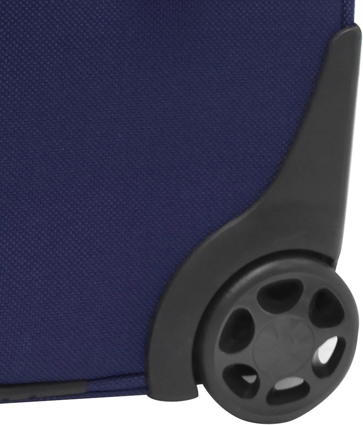 Traveler's Choice Conventional II Expandable Rugged Rollaboard Luggage, Navy, Checked-Medium 25-Inch