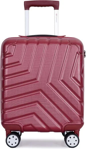 Travelhouse 16 Inch Carry On Luggage Airline Approved,Hardshell Small Carry Suitcases with 360° Spinner Wheels, Rolling Suitcase with TSA Approved