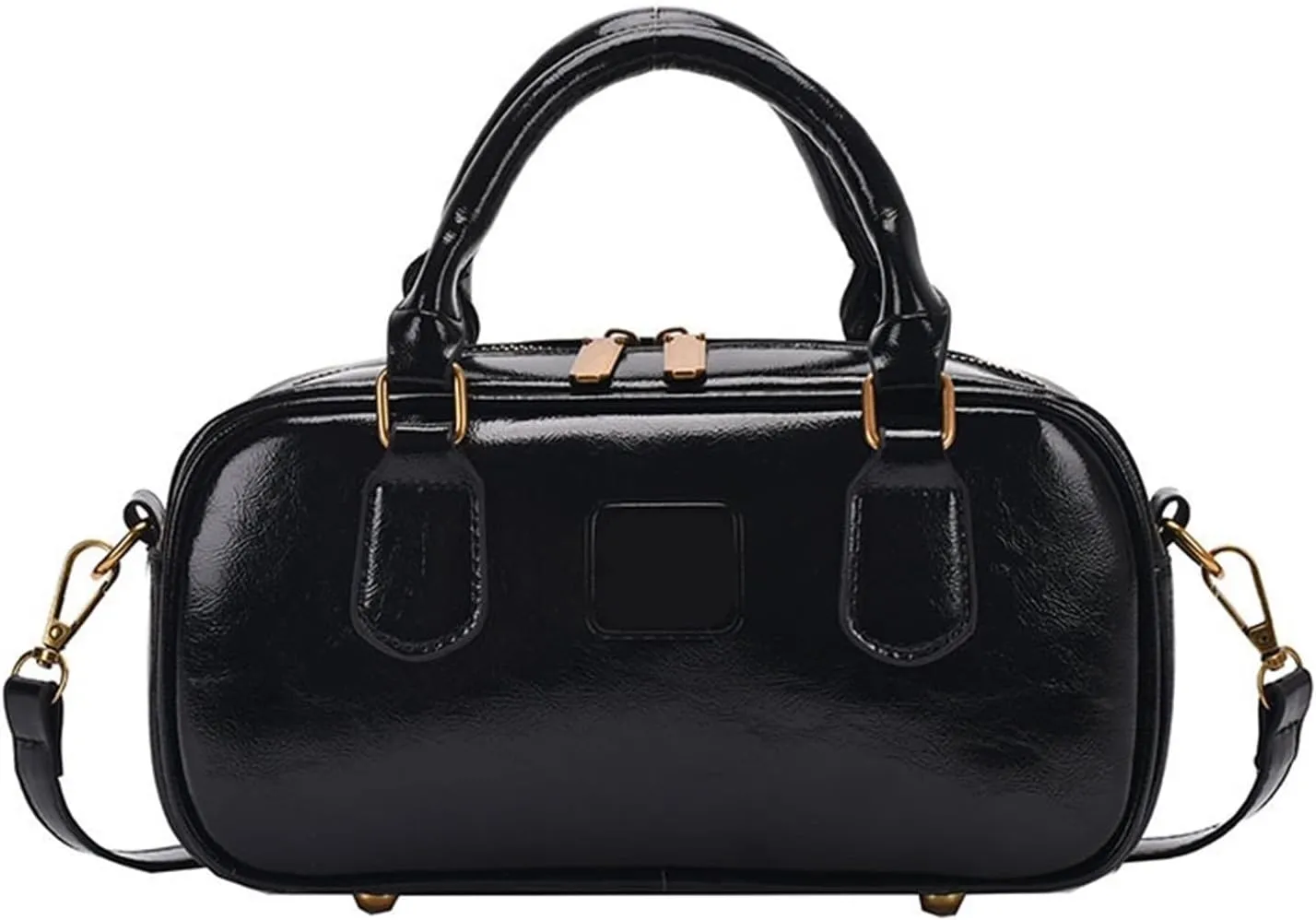 Trendy Bowling Tote Handbags and Purses Women Shoulder Crossbody Bags Vegan Leather Ladies Messenger