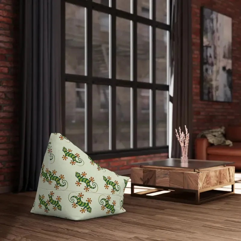 Trendy Lizzard Bean Bag Cover for Cozy Home Decor