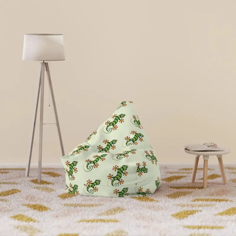 Trendy Lizzard Bean Bag Cover for Cozy Home Decor