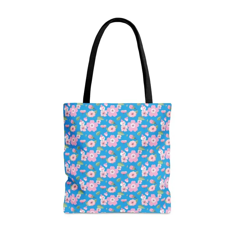 Trendy Print Tote Bag with Floral Pattern