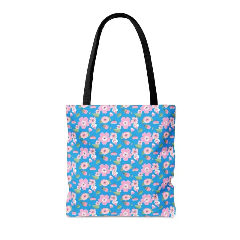Trendy Print Tote Bag with Floral Pattern