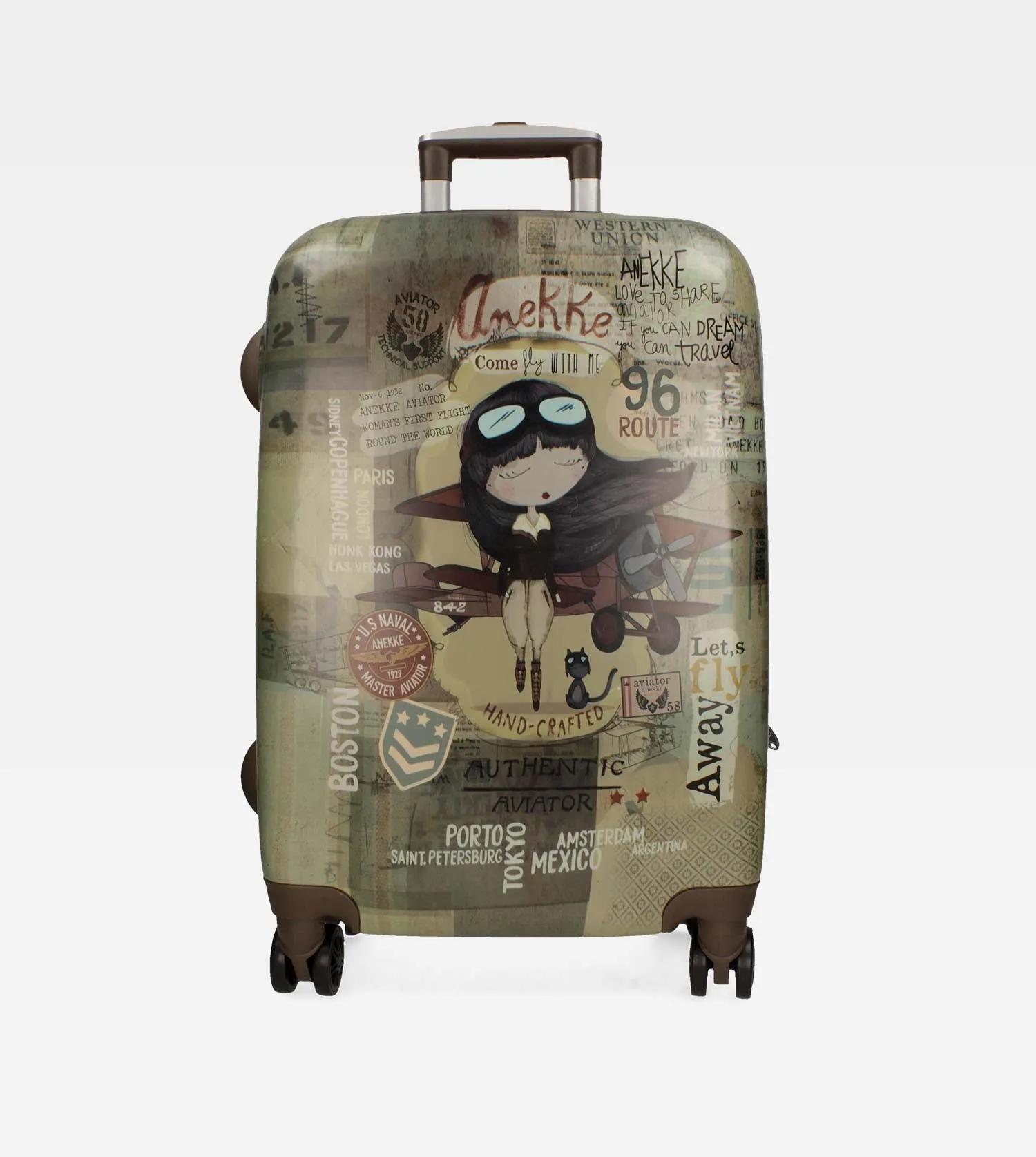 Trendy set of suitcases
