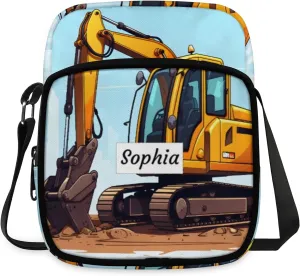 TropicalLife Personalized Crossbody Bag for Women Men Custom Name Messenger Bags