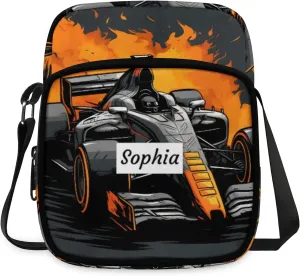 TropicalLife Personalized Crossbody Bag for Women Men Custom Name Messenger Bags