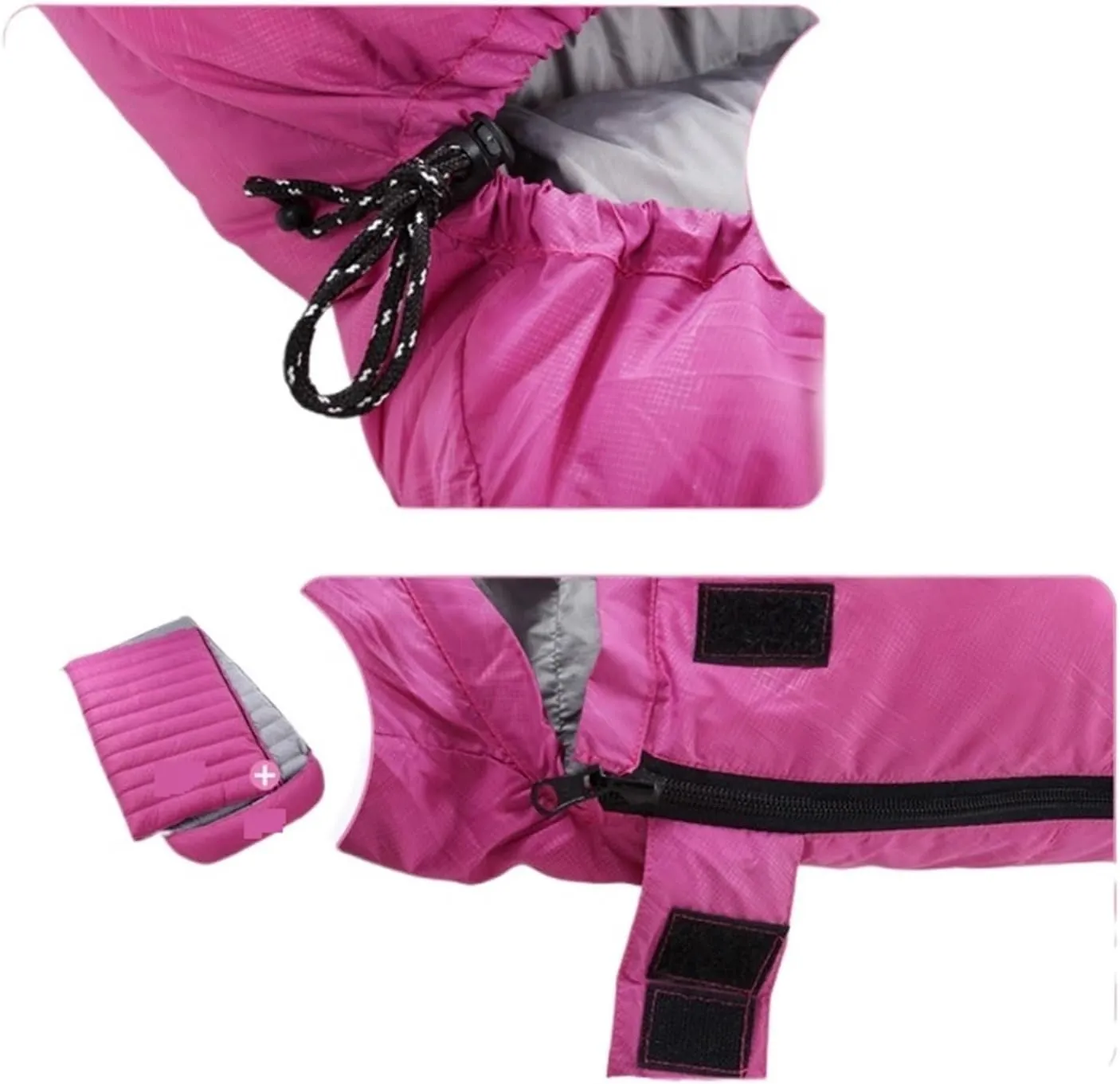 Ultralarge Double Person Sleeping Bag - 220x130CM, 1800g/2000g White Goose Down for Cold Weather Camping Comfort
