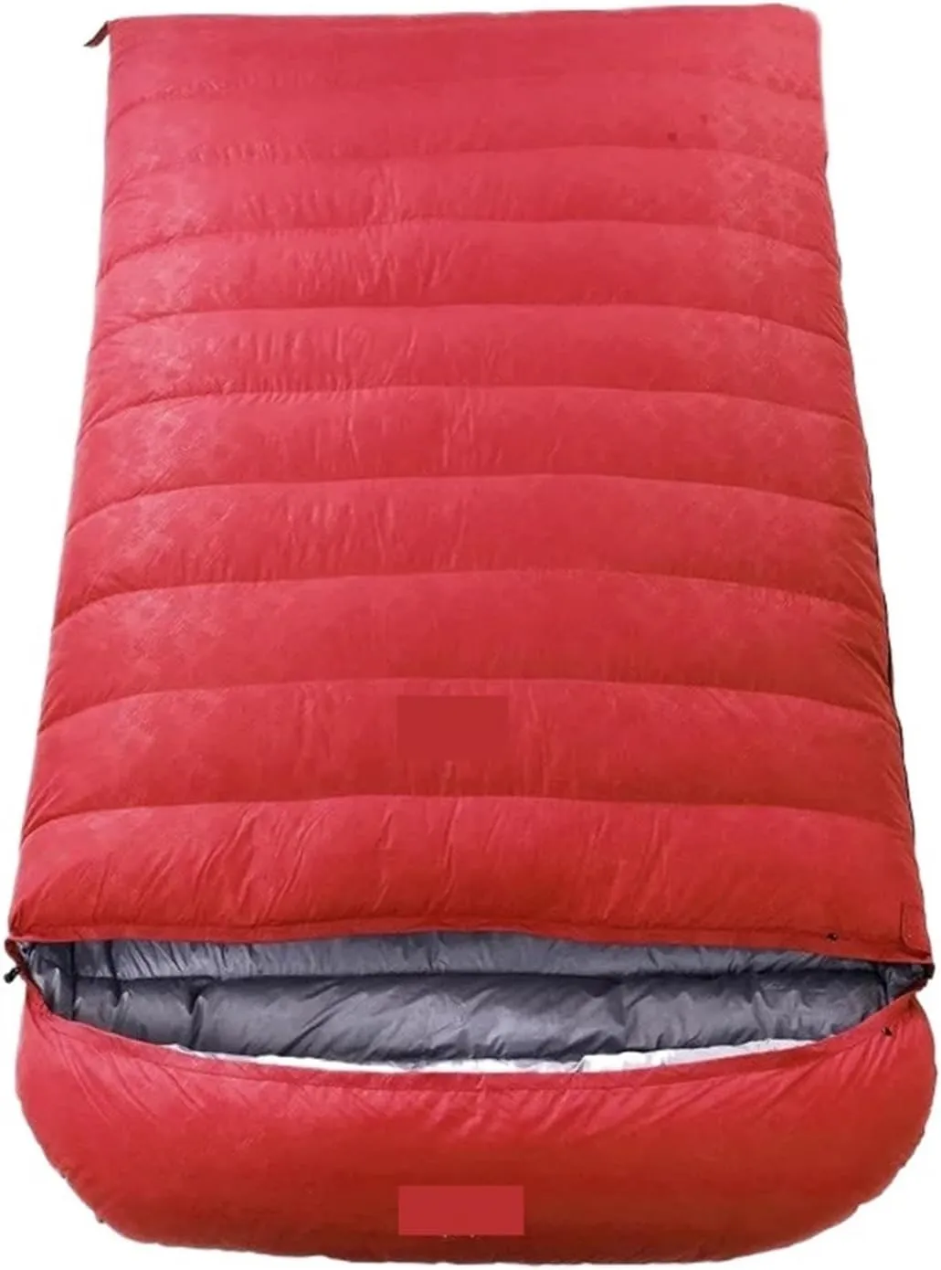 Ultralarge Double Person Sleeping Bag - 220x130CM, 1800g/2000g White Goose Down for Cold Weather Camping Comfort