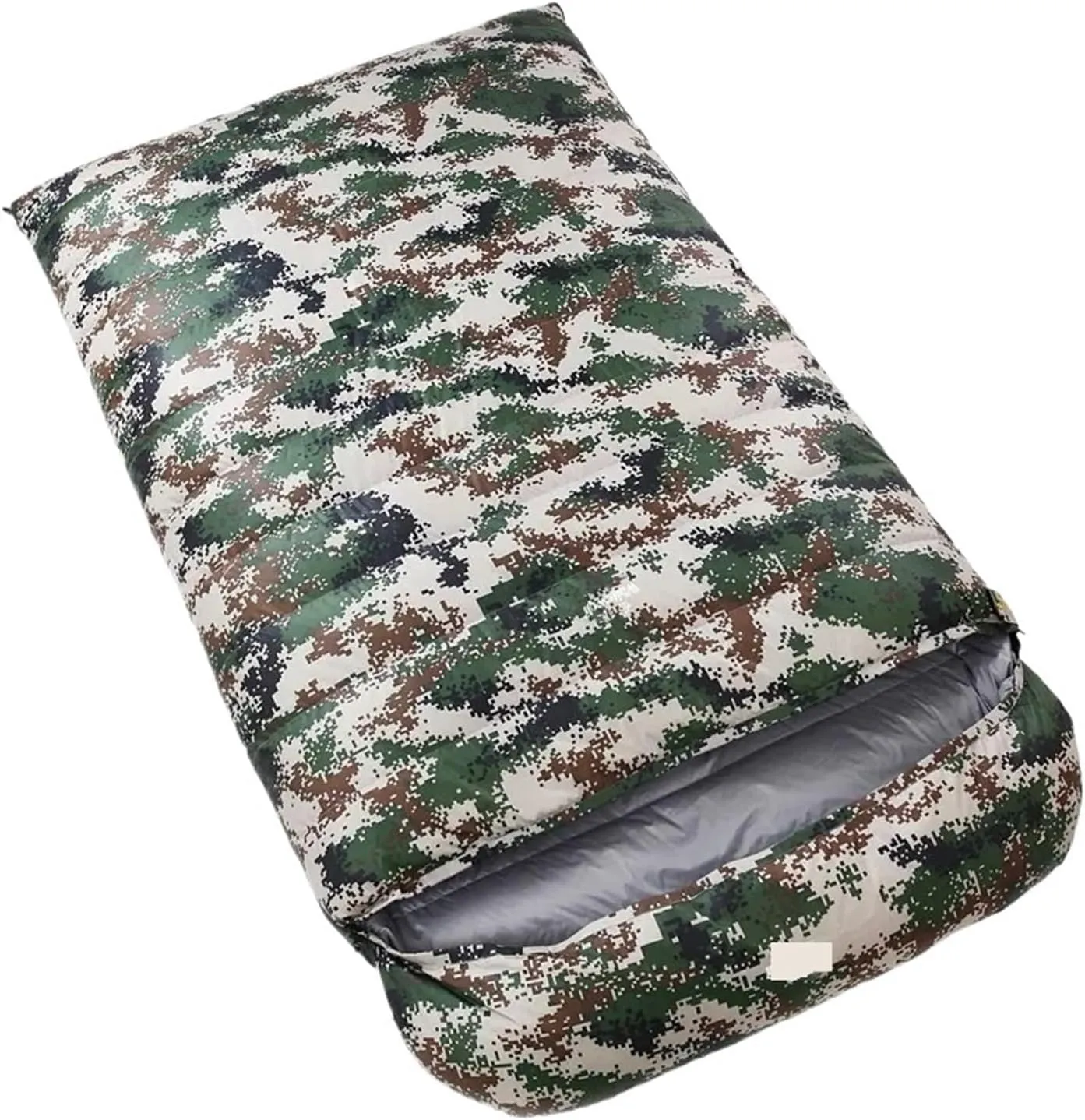 Ultralarge Double Person Sleeping Bag - 220x130CM, 1800g/2000g White Goose Down for Cold Weather Camping Comfort