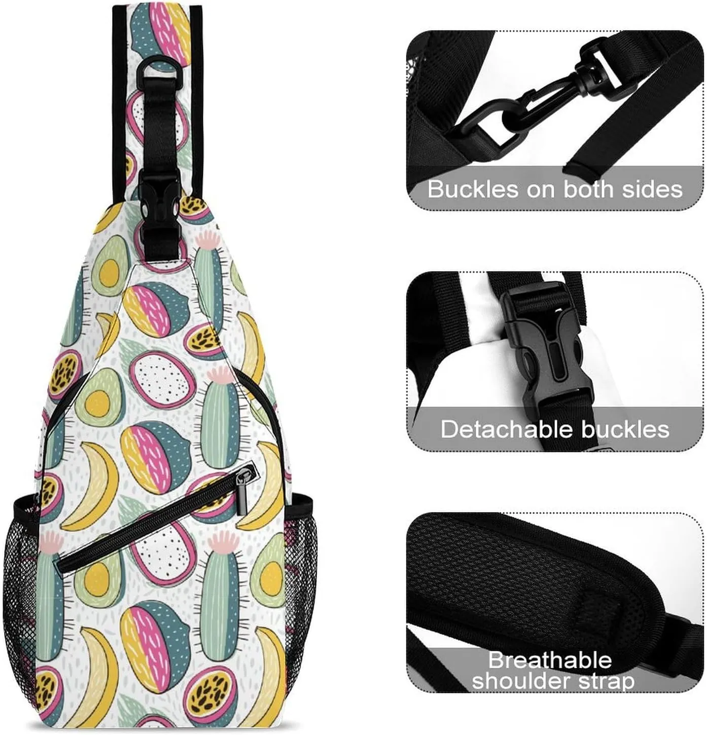 Underwater Paisley Versatile And Convenient Multipurpose Crossbody Bag - Perfect for Travel And Hiking