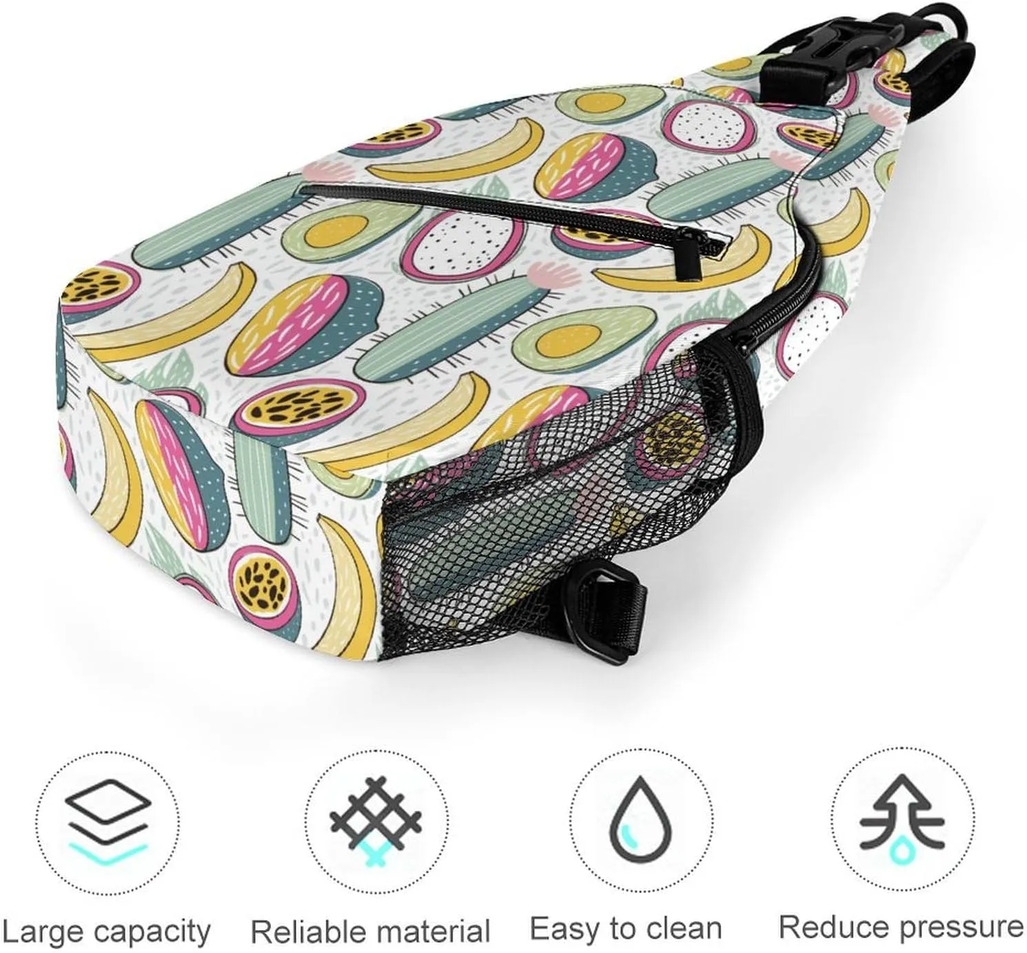 Underwater Paisley Versatile And Convenient Multipurpose Crossbody Bag - Perfect for Travel And Hiking