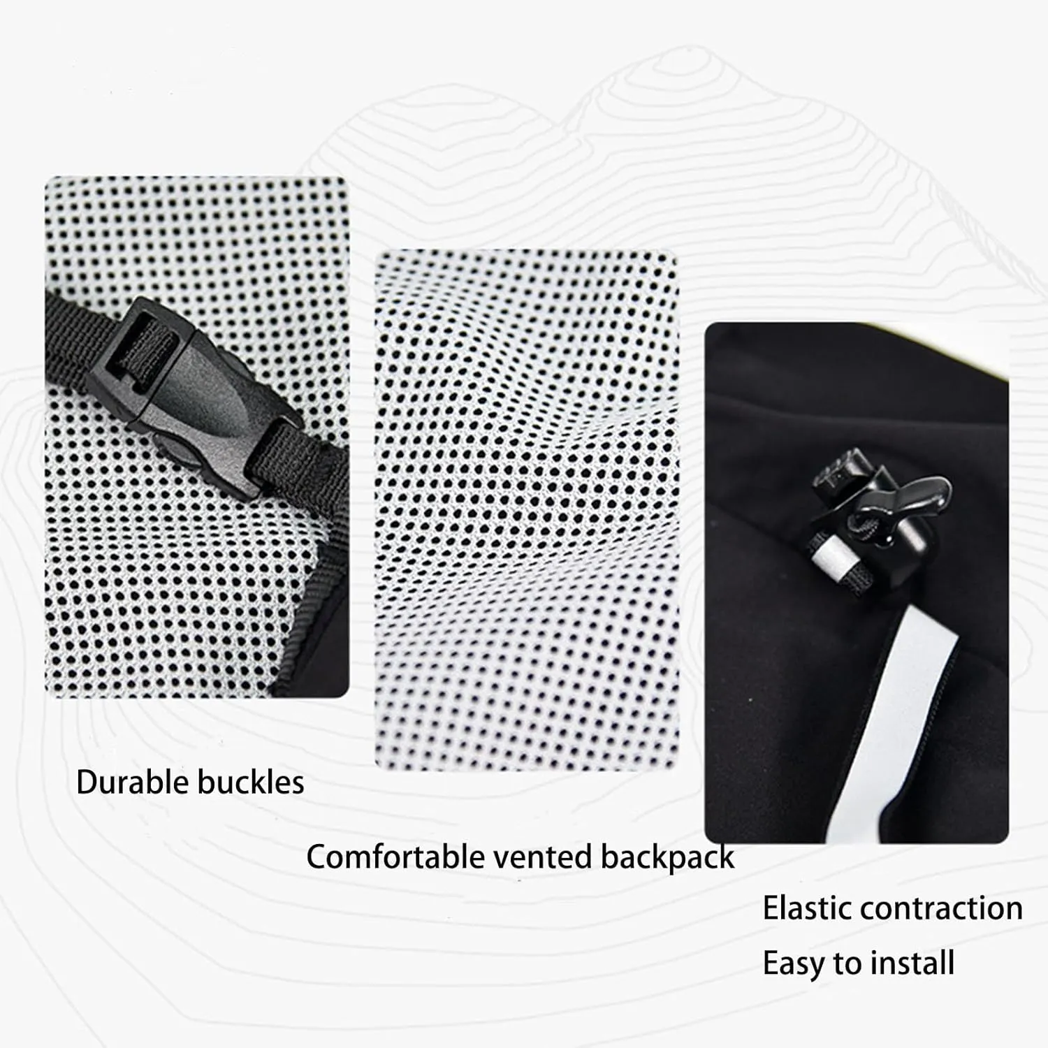 Unisex Water Bag Vest for Trail Running and Hiking, Comfortable, Stable, Simple and Quick to Refill Water Bag