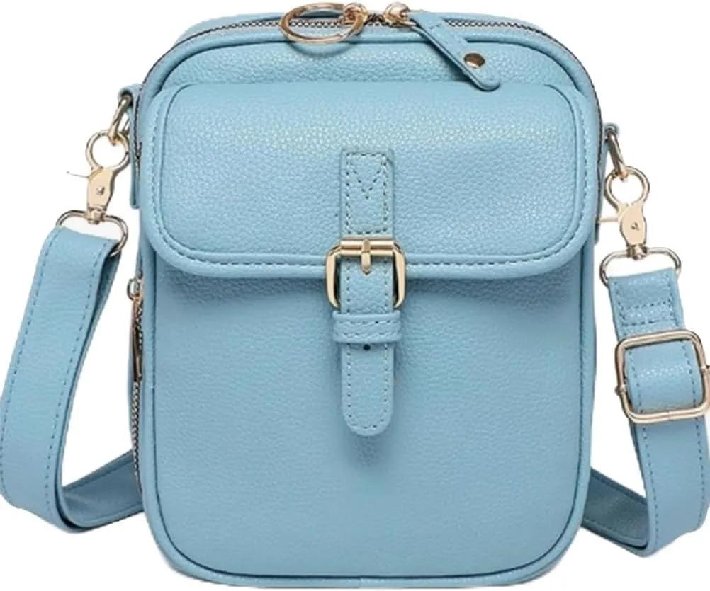 Urvashi Crossbody Leather Bag,Anti Theft Urvashi Cross Body Bags for Women with 10 Card Rfid