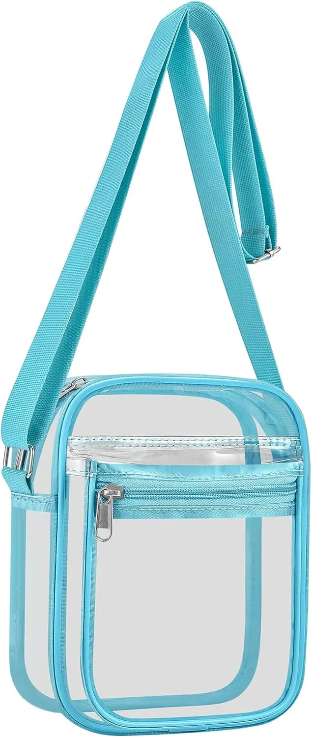 USPECLARE Clear Purse Bag for Stadium Events Clear Messenger Bag for Men and Women