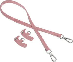 uxcell Leather Strap Kit, Crossbody Leather Shoulder Strap Conversion Kit for Mini Pouch Handbags Purse Straps Crossbody