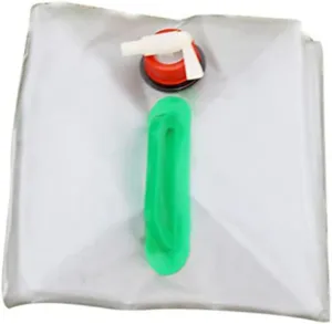 VANZACK Portable Water Container 5 Gallon/20l Collapsible Water Carrier Bag Flexible Material for Outdoor Use