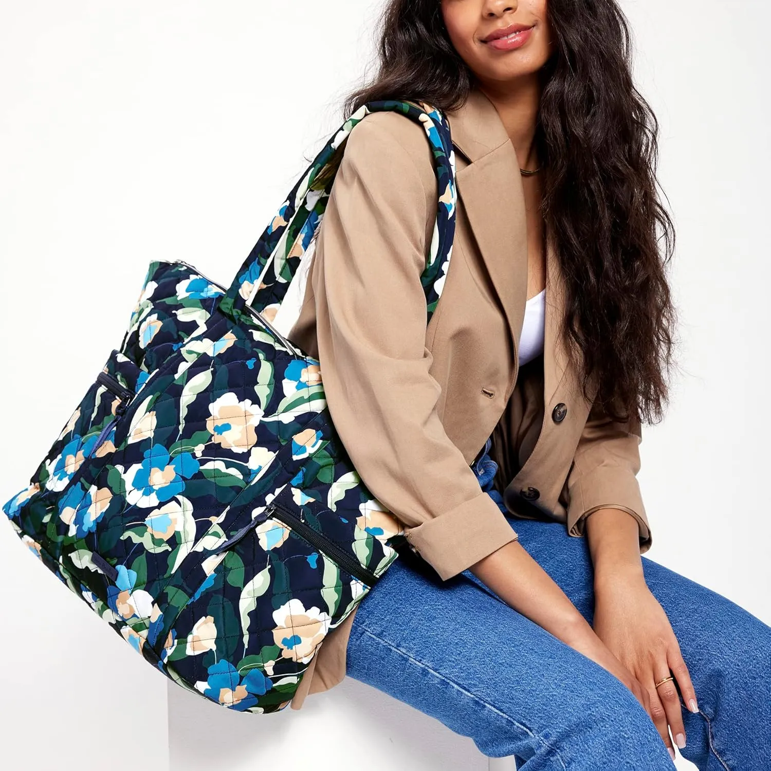 Vera Bradley Women's Performance Twill Large Multi-Strap Tote Bag