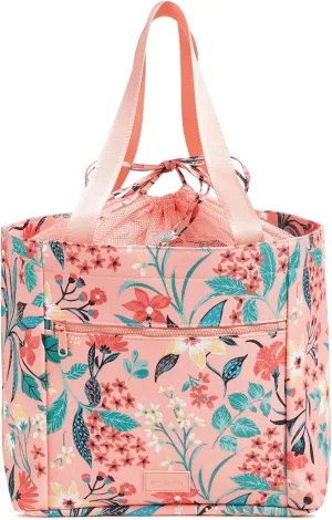 Vera Bradley Women's Recycled Lighten Up Reactive Drawstring Family Tote Bag