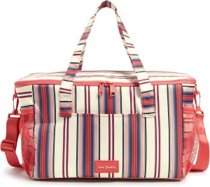 Vera Bradley Women's Recycled Ripstop Family Cooler, Bohemian Stripe, One Size