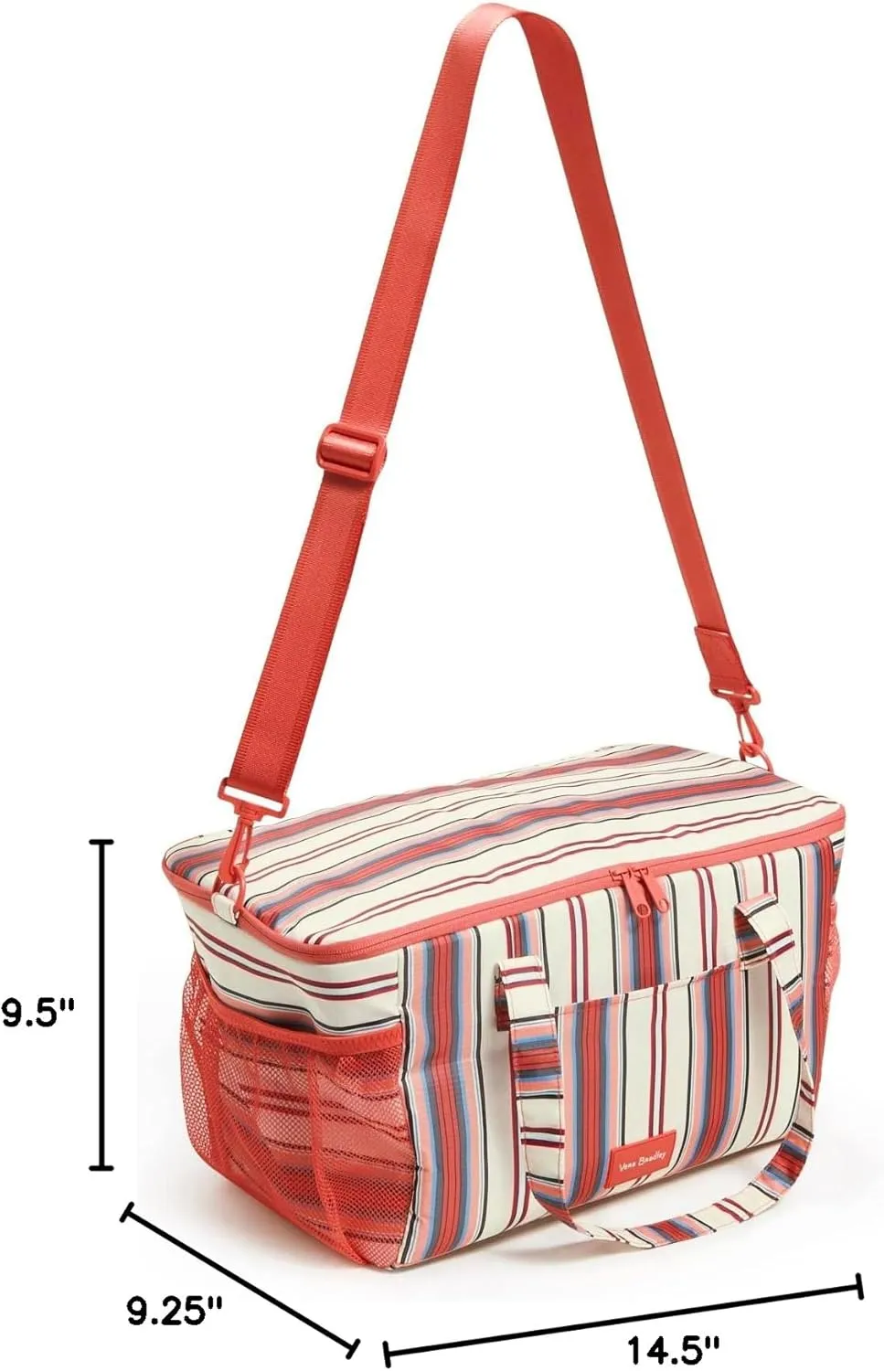 Vera Bradley Women's Recycled Ripstop Family Cooler, Bohemian Stripe, One Size