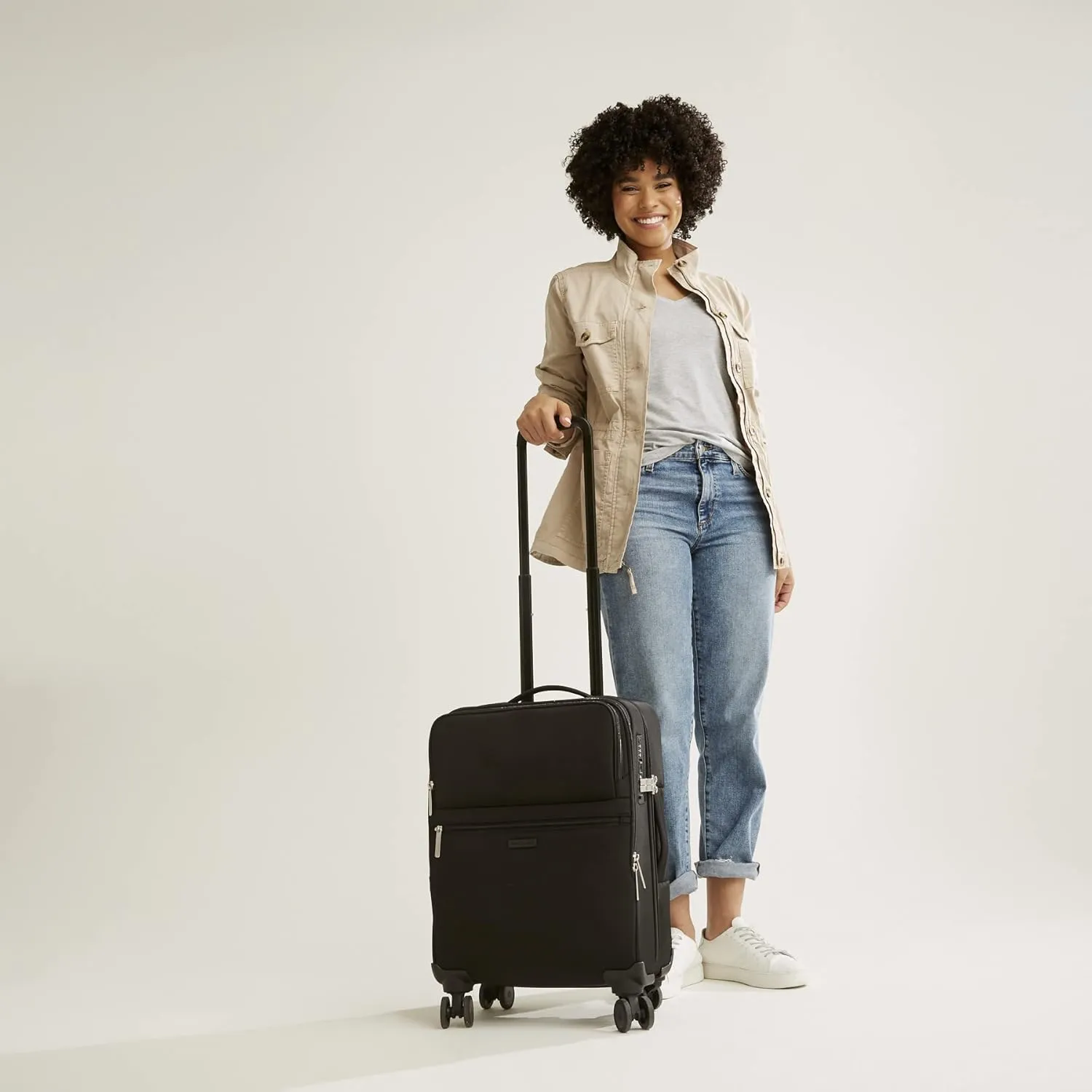 Vera Bradley Women's Softside Rolling Suitcase Luggage
