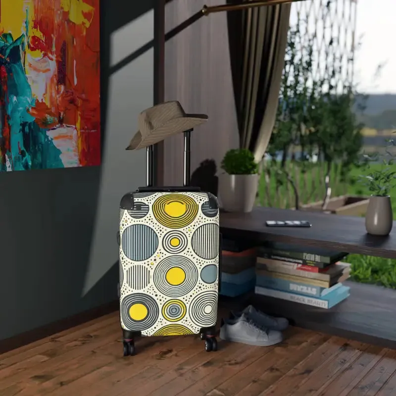 Vibrant Fashion Travel Suitcase for Chic Jetsetters