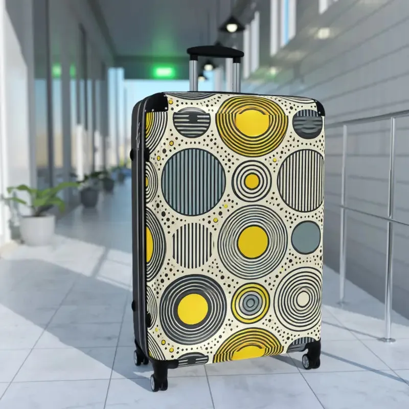 Vibrant Fashion Travel Suitcase for Chic Jetsetters