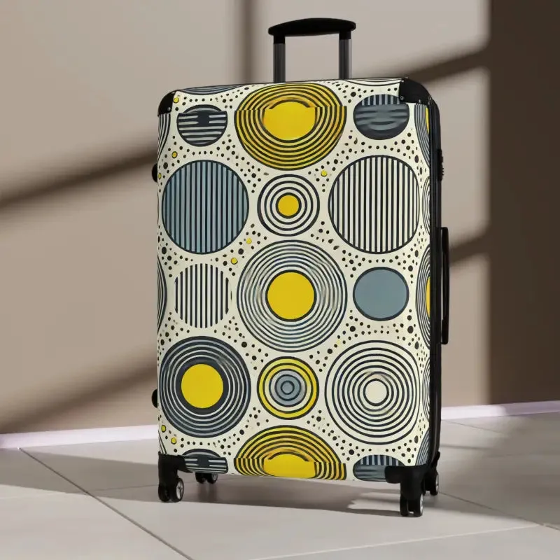 Vibrant Fashion Travel Suitcase for Chic Jetsetters