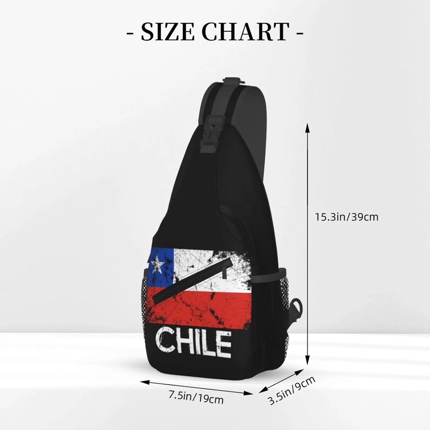 Vintage Half South African American Flag Sling Bag Adjustable Chest Bags Crossbody Bag Travel Shoulder Backpack