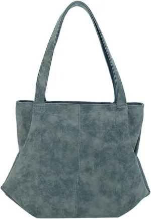 Vintage Vegan Leather Shouler Bag for Women Large Totes Purse Casual Handbag Top Handle Satchel for Work