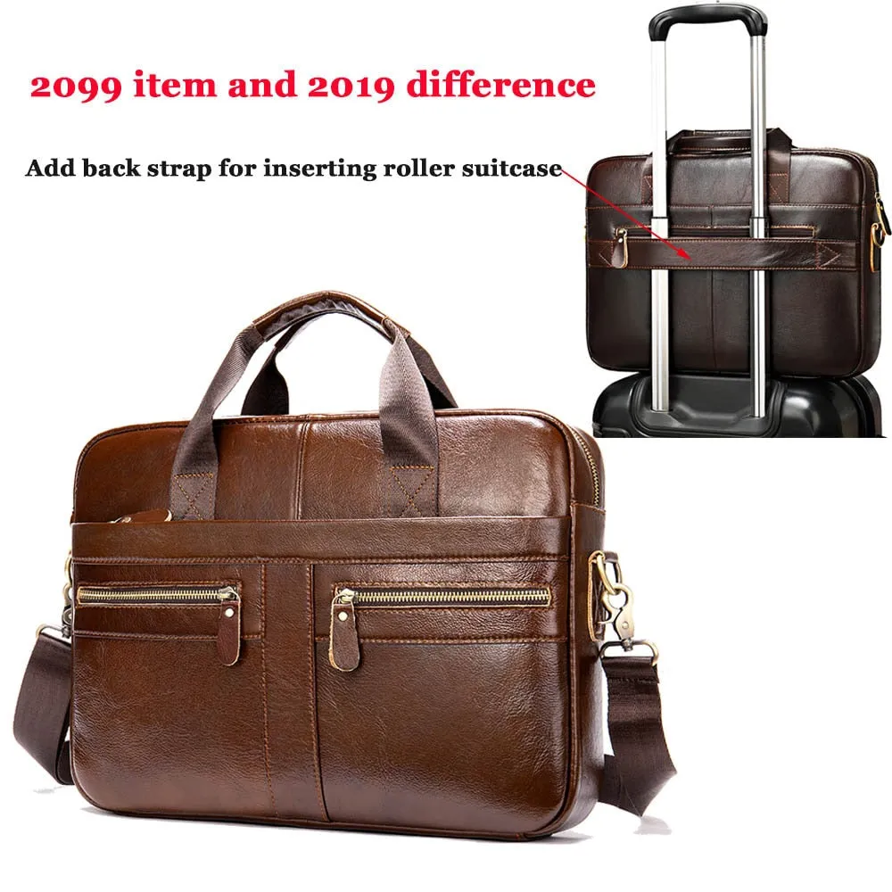 WESTAL Genuine Leather Men's Bag