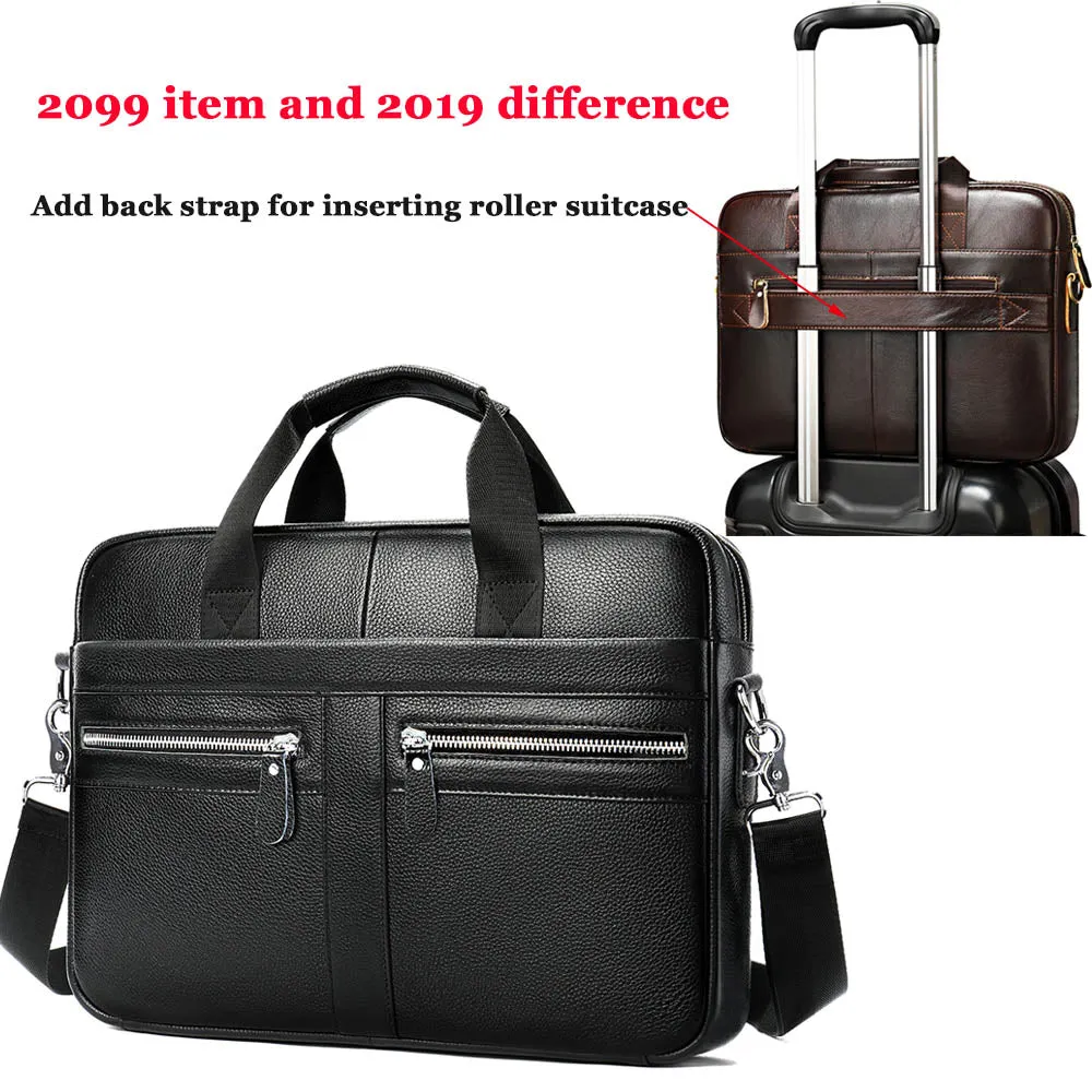 WESTAL Genuine Leather Men's Bag