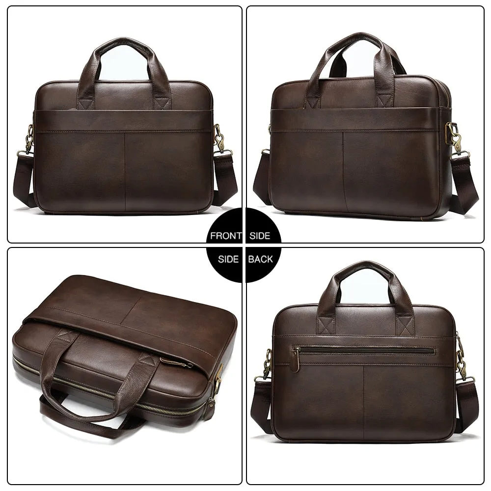 WESTAL Genuine Leather Men's Bag