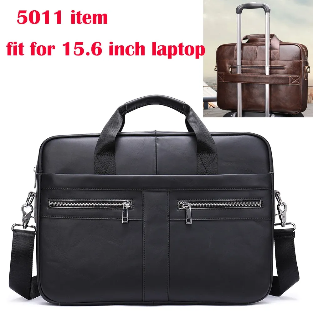 WESTAL Genuine Leather Men's Bag