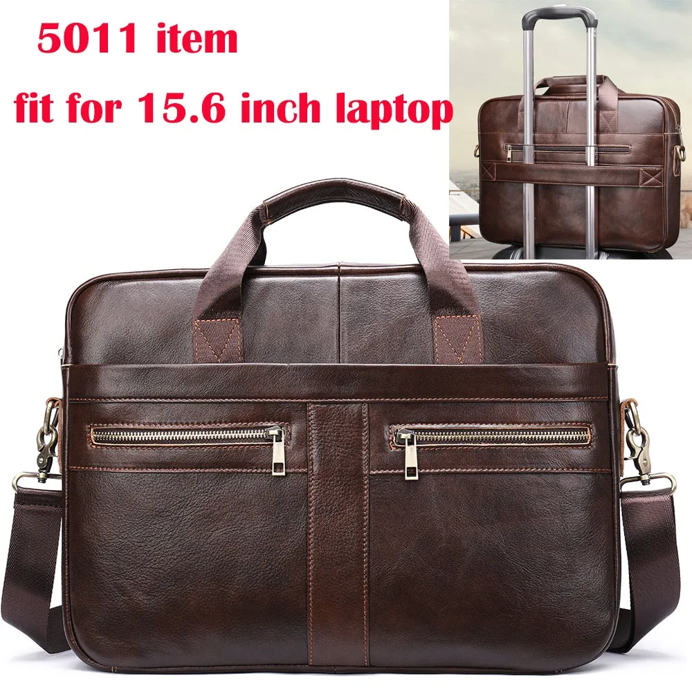 WESTAL Genuine Leather Men's Bag