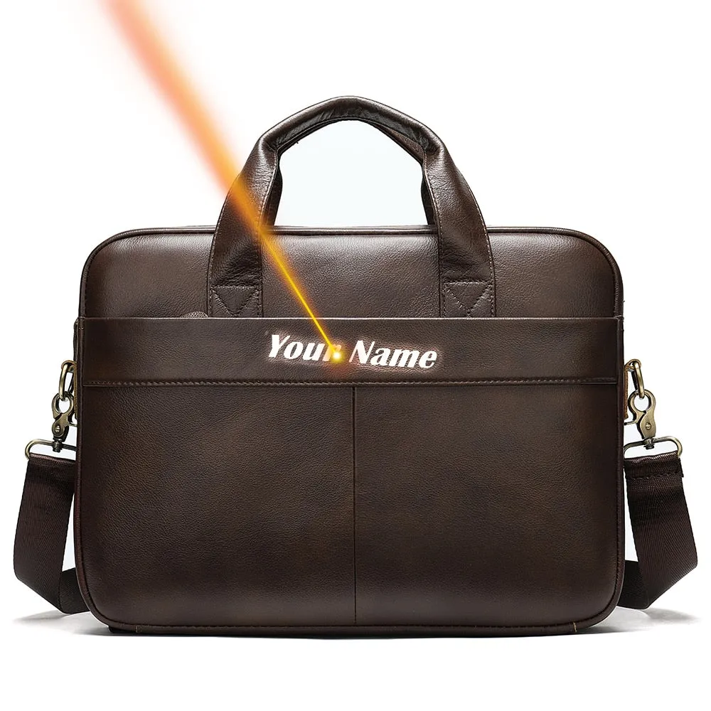 WESTAL Genuine Leather Men's Bag