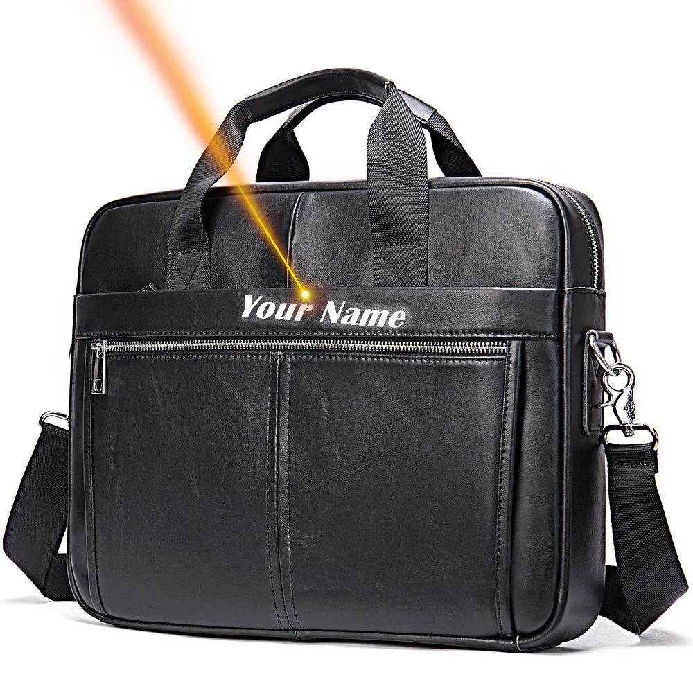 WESTAL Genuine Leather Men's Bag