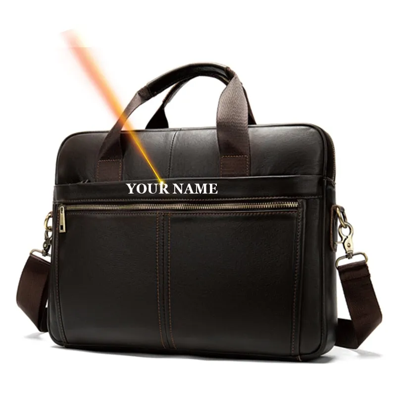 WESTAL Genuine Leather Men's Bag