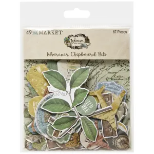 Wherever - Chipboard Bits 49 & Market WHE-26122