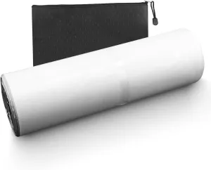 White Adult Diaper Disposal Bags, 9.84 x 13.78inches Opaque Disposable Bags for Incontinence Underwear and Adult Diapers - Pack of 100 (with Storage Bag)