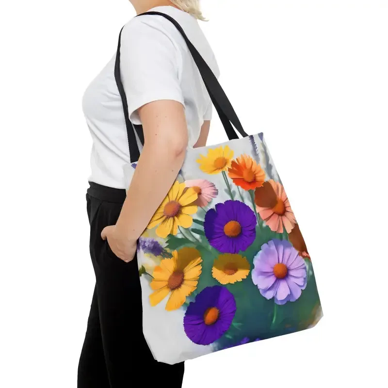 Wild Flowers Print Tote Bag for Style and Charm