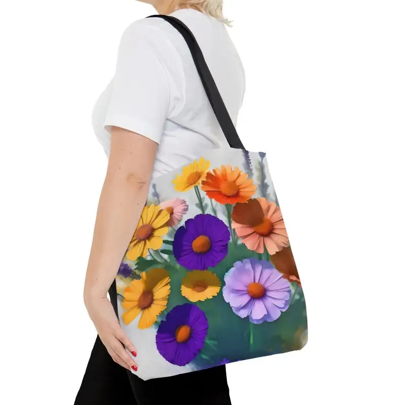 Wild Flowers Print Tote Bag for Style and Charm