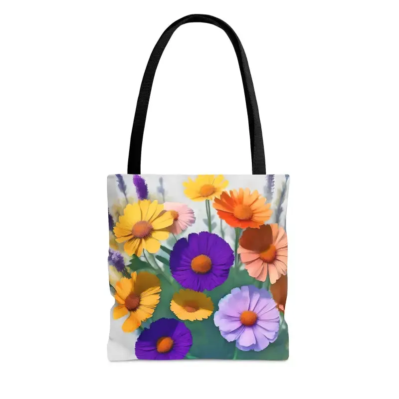 Wild Flowers Print Tote Bag for Style and Charm