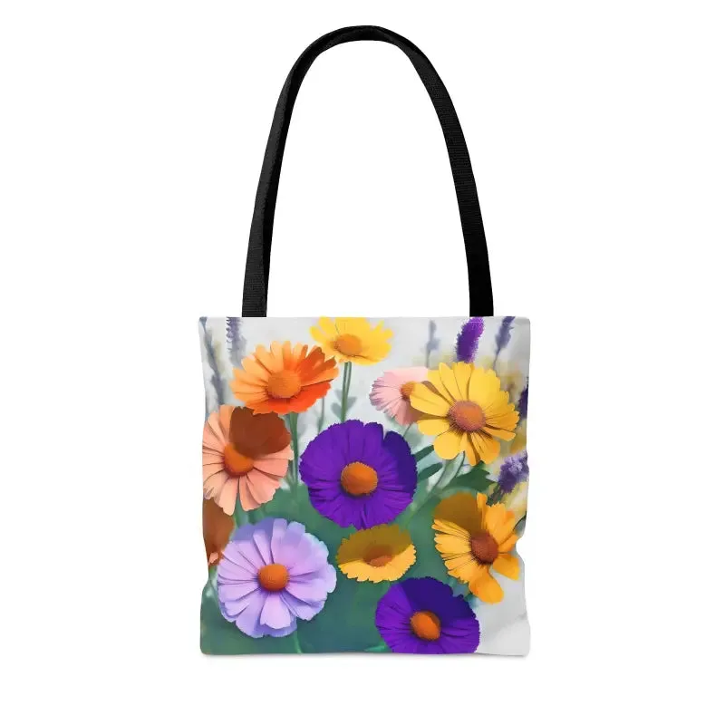 Wild Flowers Print Tote Bag for Style and Charm